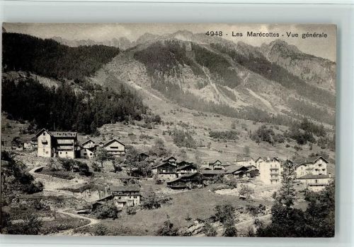 1923 Les Marécottes - Vue générale