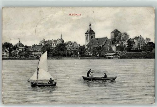 9320 Arbon 1909 - Boote auf dem See