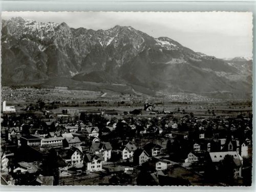 Buchs SG Grenzbahnhof Buchs-Werdenberg mit Dreischwestern Bahnhof Schweiz