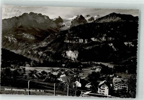 6083 Hasliberg Hohfluh Foto AK Hotel Alpenruhe