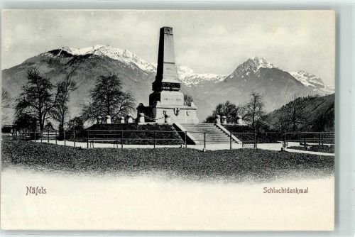 8752 Näfels 1906 - Denkmal