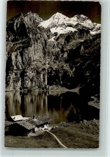 Oeschinensee - Rothorn Blümlisalphorn und Oeschinenhorn
