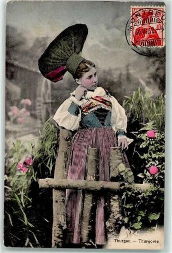 1912 - Thurgauer Trachtenmädchen