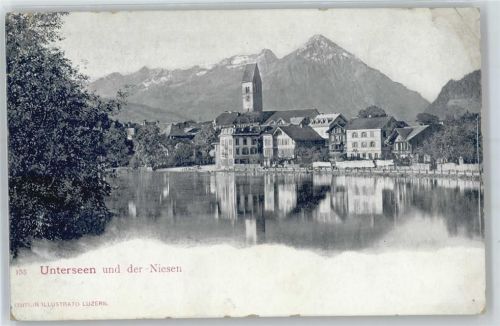 3800 Unterseen - Gesamtansicht, Niesen