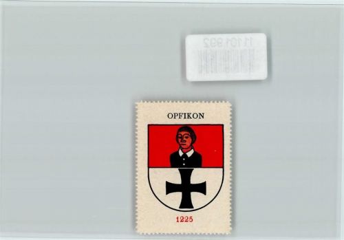 8152 Opfikon - Vignette Wappen Kaffee Hag ca 1920-1940