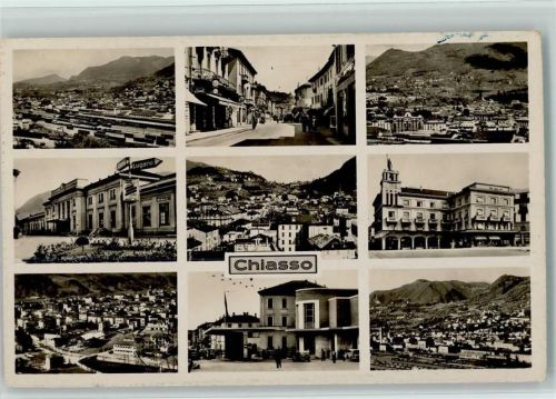 6830 Chiasso - Strassen- Gebäute- U. Panoramaansichten v. Chiasso