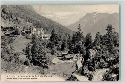 1923 Les Marécottes 1907 - Dent de Morcles