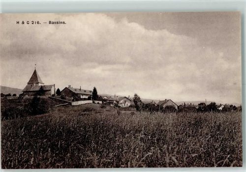 1269 Bassins - Kirche Kornfeld