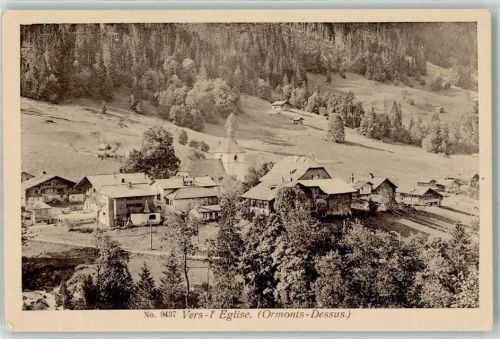 1865 Les Diablerets Ormont-Dessus - Vers - l'Église