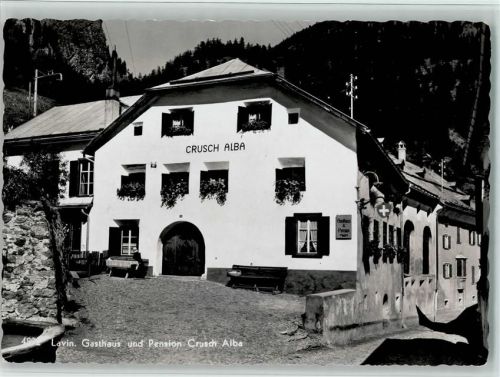 7543 Lavin - Gasthaus Pension Crusch Alba