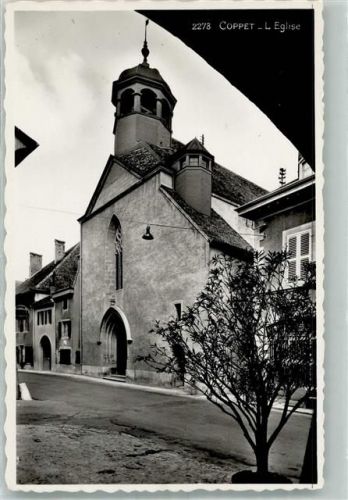 1296 Coppet Foto AK Kirche