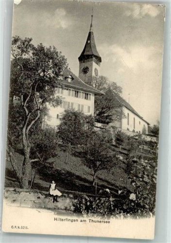 3652 Hilterfingen 1905 Foto AK