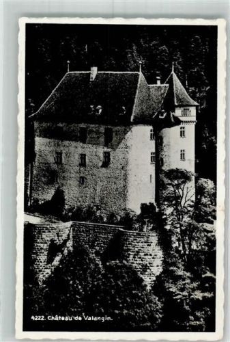 2042 Valangin Foto AK Schloss