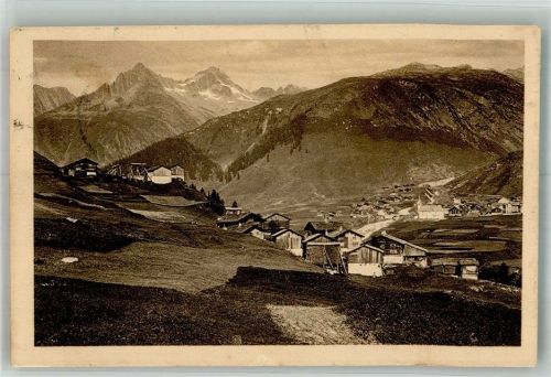 7188 Sedrun 1914 Foto AK Surrhein