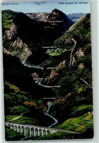 2149 Champ-du-Moulin - Gorges de l Areuse Vogelschau