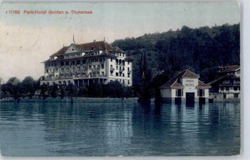 3654 Gunten 1911 - Parkhotel am Thunersee