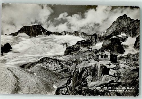 6491 Realp - Albert Heim Hütte Hüttenstempel Galenstock