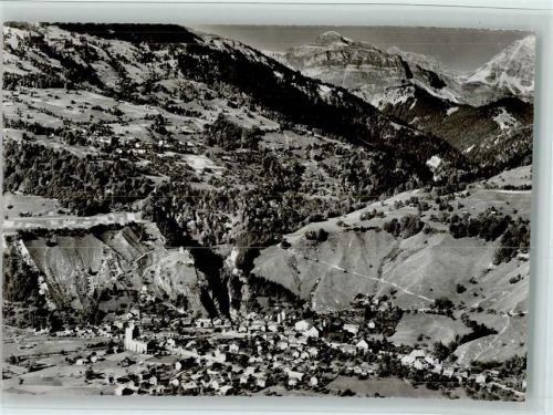 7214 Grüsch Seewis - Fliegeraufnahme Grüsch Seewis im Prättigau