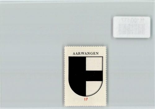 4912 Aarwangen - Vignette Wappen Kaffee Hag ca 1920-1940