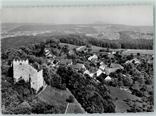 5245 Habsburg 1965 - Fliegeraufnahme Perrochet Schloß