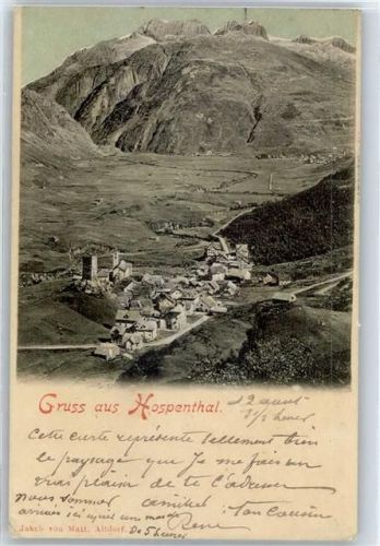 6493 Hospental - Stadtbild