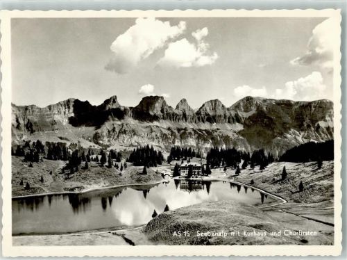 Seebenalp Foto AK Kurhaus Churfirsten Foto Steinemann