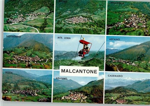 6997 Sessa - Neun Ortsansichten Malcantone