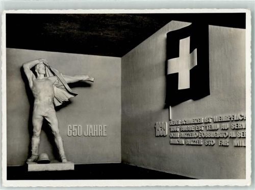 8000 Zürich - Landesausstellung 1939 Wehrwille Hans Brandenberger