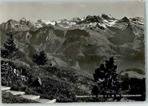 Stanserhorn 1960 - Stanserhorn-Kulm Die Unterwaldneralpen
