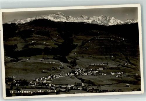9105 Schönengrund - Säntis Feldpost Fahr Mitr Kp 17