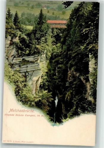 6073 Flüeli-Ranft - Melchaa - Holzbrücke