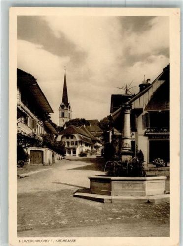 3360 Herzogenbuchsee 1936 Gebrauchsspuren Kirchgasse