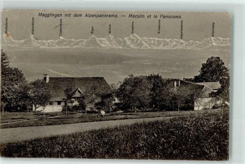 2532 Magglingen Macolin 1908 - mit Alpen