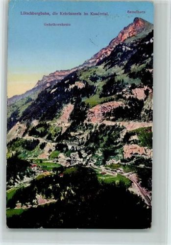 Sattelhorn - Lötschbergbahn Kehrtunnels i. Kandertal
