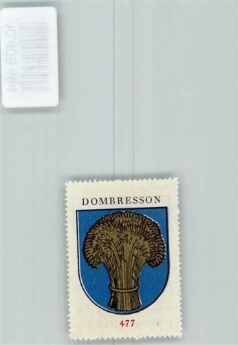 2056 Dombresson - Vignette Wappen Kaffee Hag ca 1920-1940 Garbe