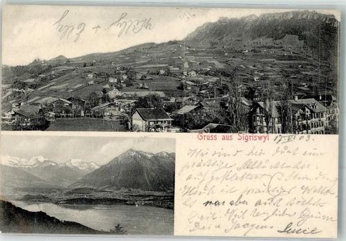3655 Sigriswil 1903 Foto AK