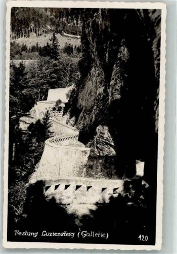 7304 Maienfeld Foto AK Festung Luziensteig Gallerie