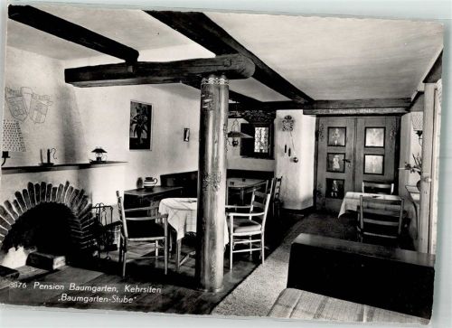 6365 Kehrsiten 1956 Foto AK Pension Baumgarten