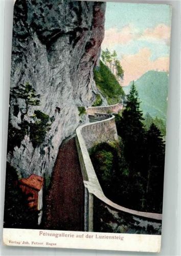 7304 Maienfeld 1914 - Feldpost Schweiz Inf.Mitr.Rekr.Schule 4 Luzienstein