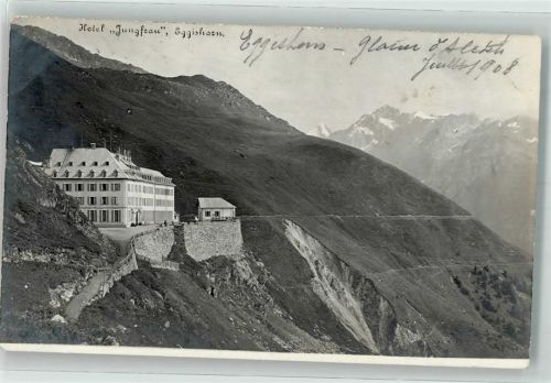 Eggishorn 1907 - Hotel Jungfrau
