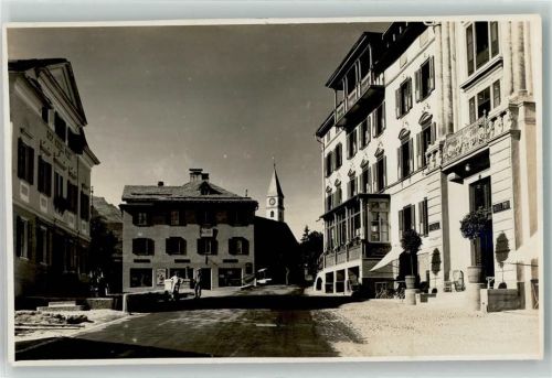 7513 Silvaplana - Dorf Kirche Hotel Post