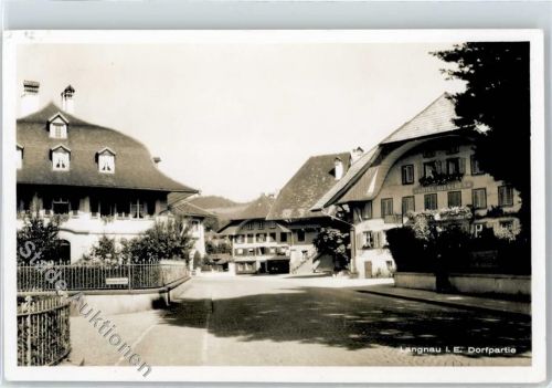 3550 Langnau im Emmental - 1913 Dorfpartie Hotel Hirschen