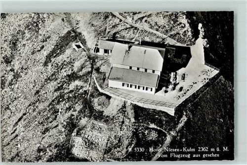 Niesen - Fliegeraufnahme Gasthaus