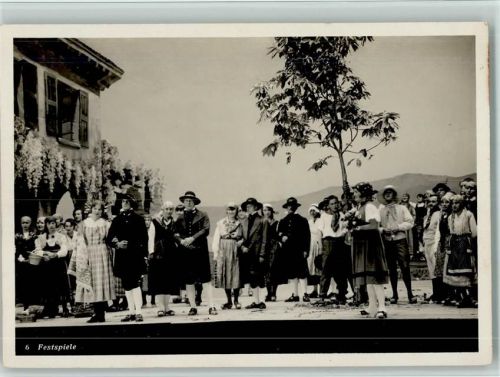 6500 Bellinzona 1929 Foto AK Nr. 6 Festspiele - Tiro Federale - Schützenfwst 1929 AK