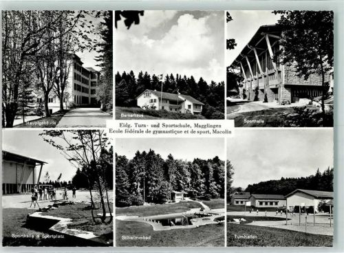 2532 Magglingen Macolin - Eidg. Turn und Sportschule Bärnerhus Sporthalle Schwimmbad