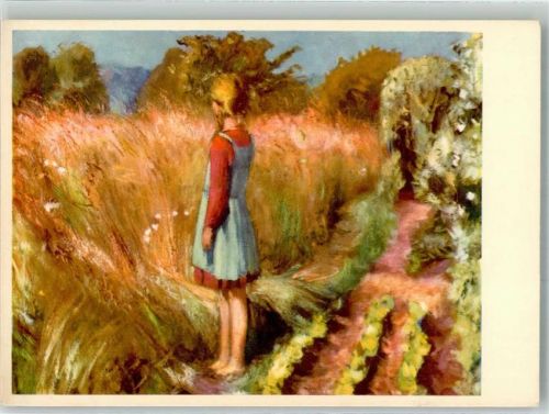 sign. Kündig R. Sommer Pro Infirmis Schweiz Künstlerkarte