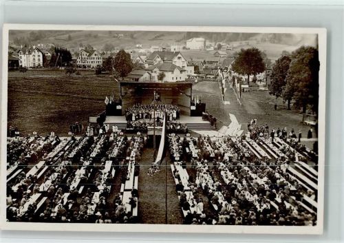 1929 Foto AK Sängerfest - Veranstaltung im Freien AK