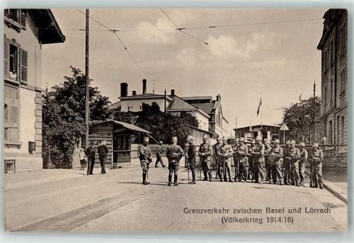 4000 Basel Bâle - Grenze Uniform WK I 1914/16
