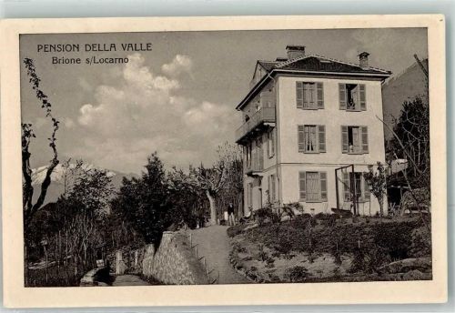 6634 Brione Verzasca 1917 - Pension Della Valle
