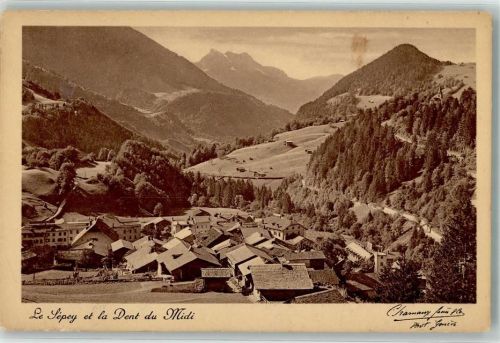1863 Le Sépey Ormont-Dessous - Dent du Midi